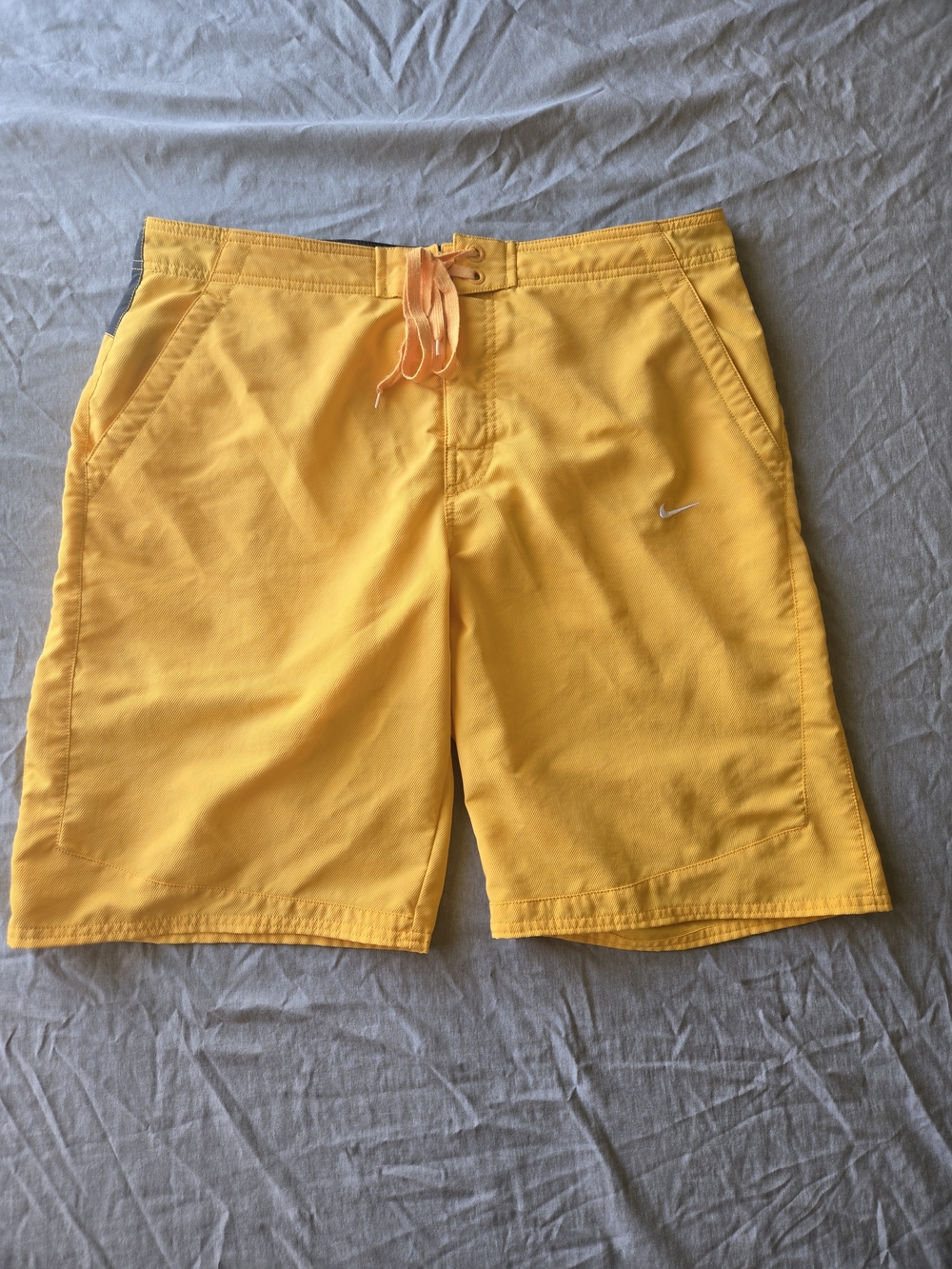 Nike Men's Bright Yellow Swim Board Shorts
